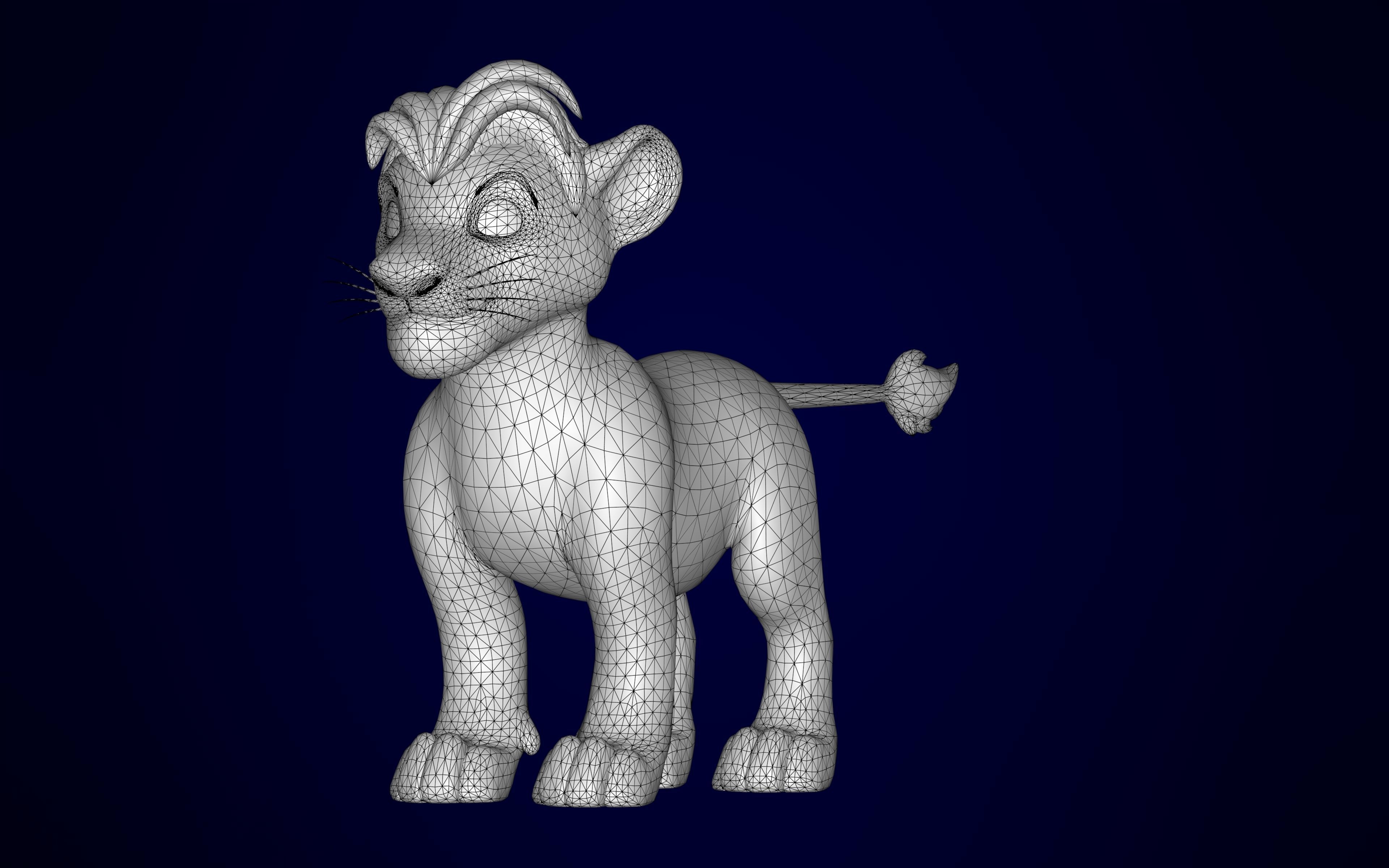 Mufasa Cub 3D model_10
