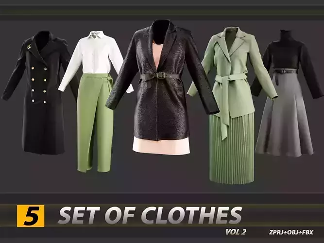 5 SET OF CLOTHES - VOL 02