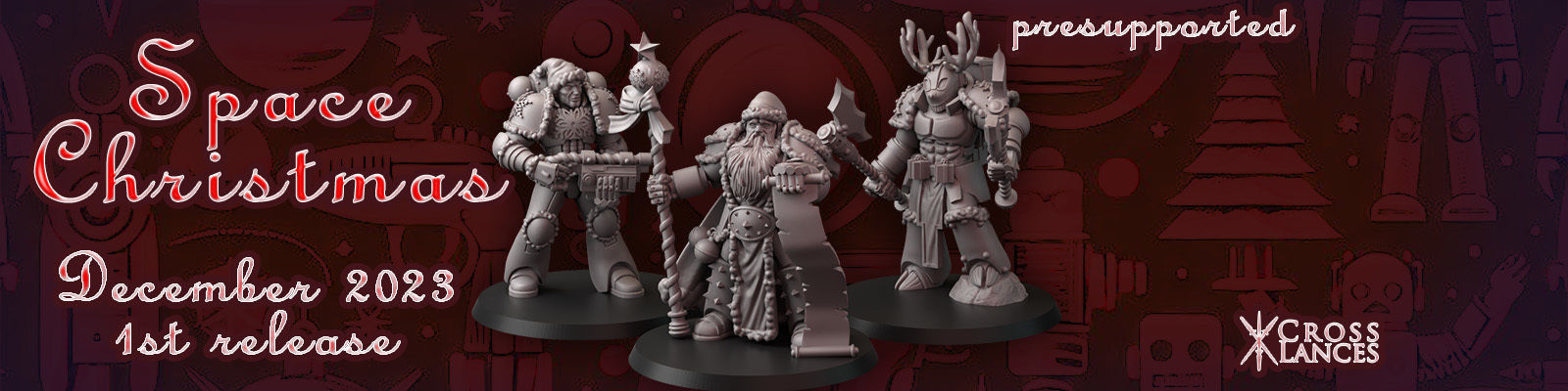 Space Christmas 3D print model_6