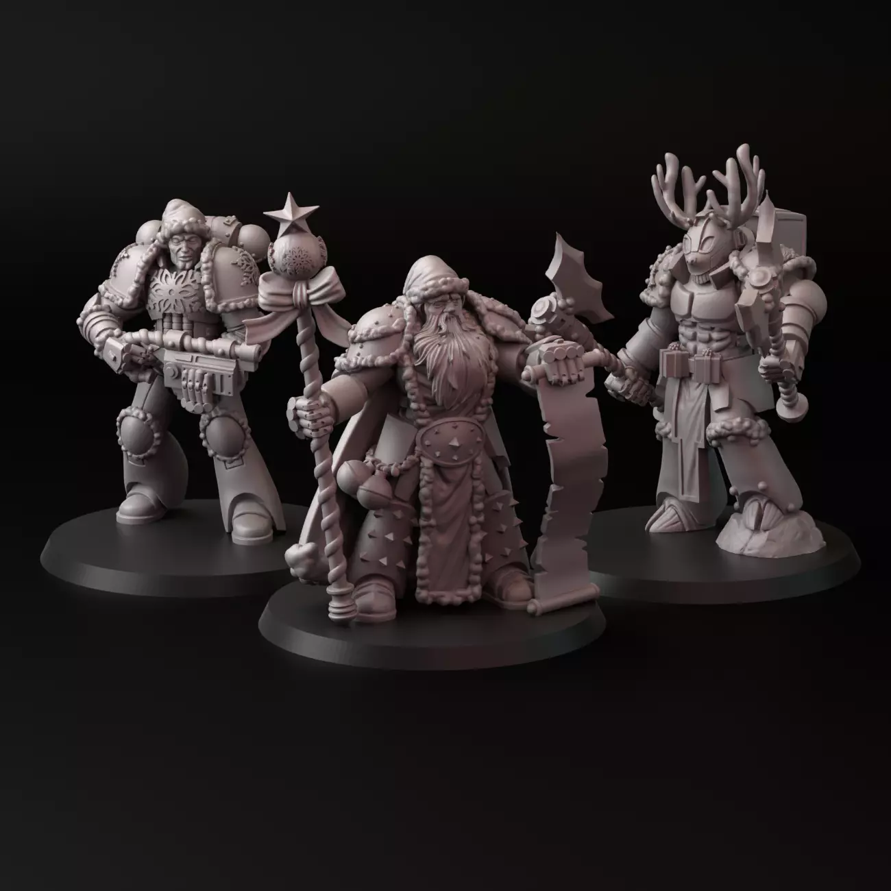 Space Christmas 3D print model_0