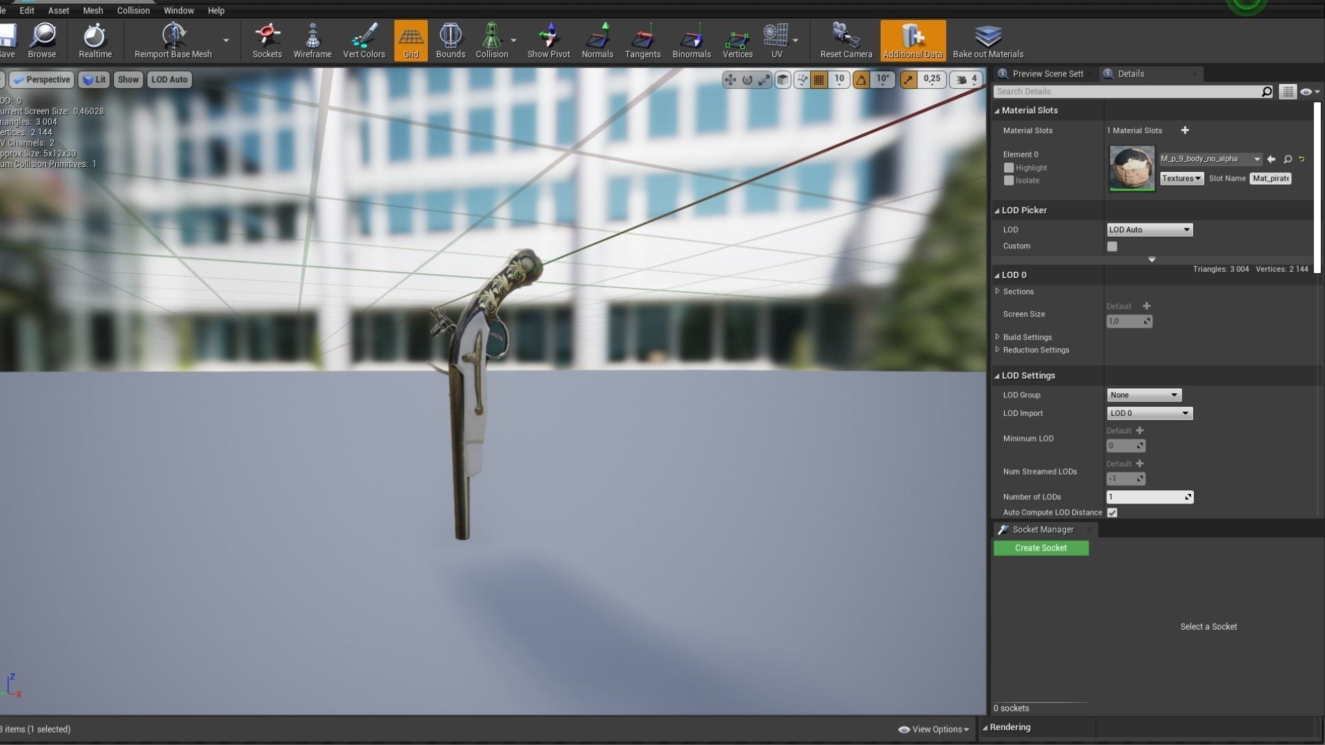 Pirate 9 Low-poly 3D model_19