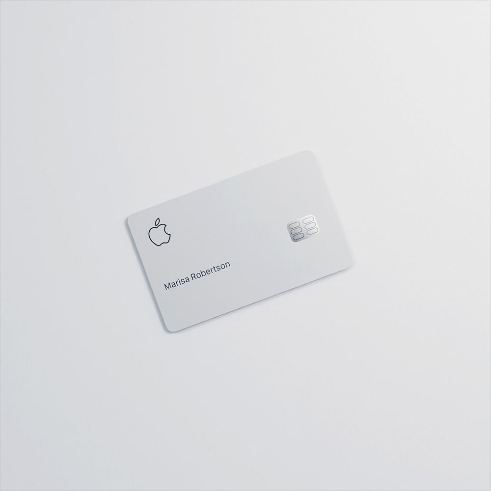 Apple Card Low-poly 3D model_3