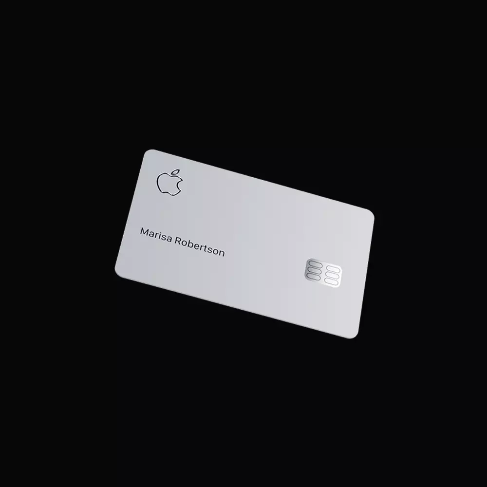 Apple Card Low-poly 3D model_0