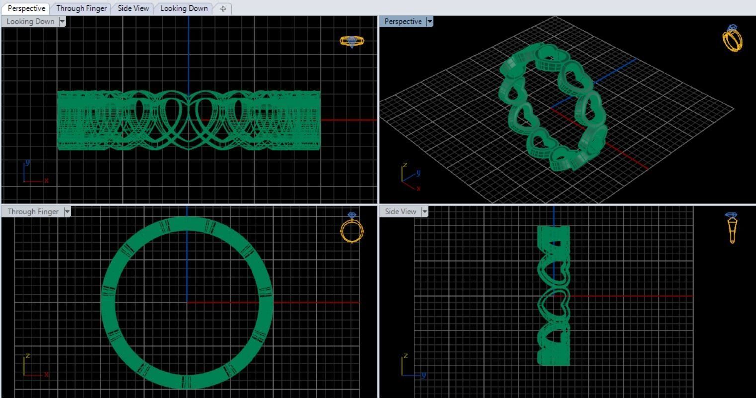 jewelry rings 3D print model_9