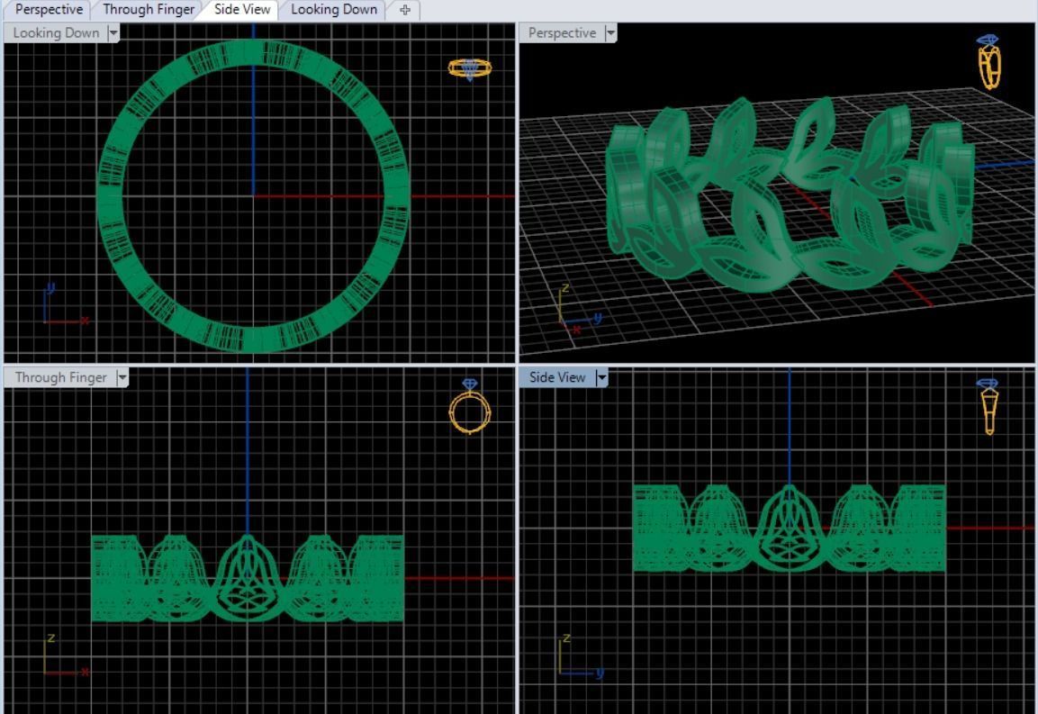 jewelry rings 3D print model_11