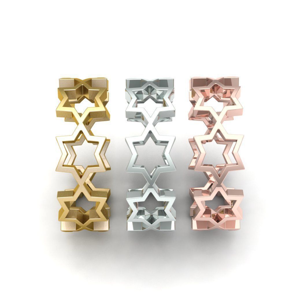 jewelry rings 3D print model_6