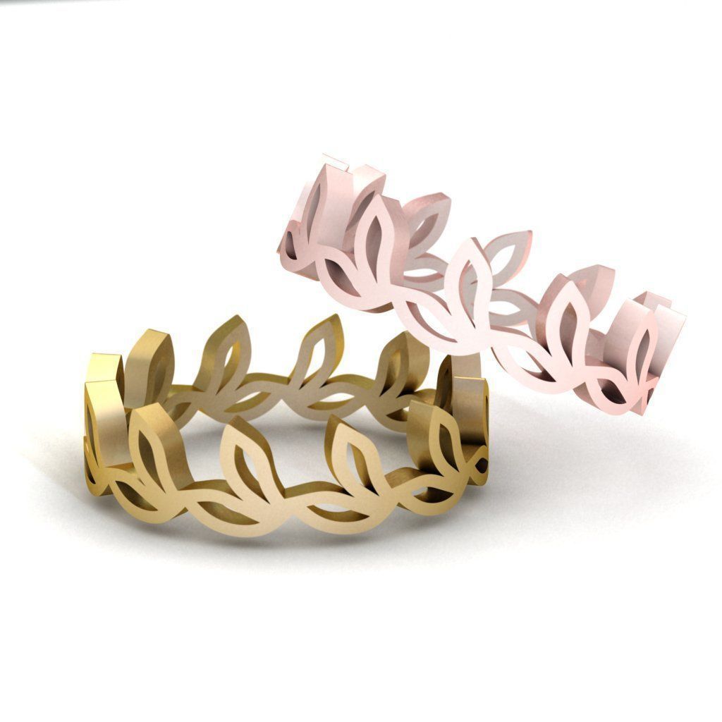 jewelry rings 3D print model_4