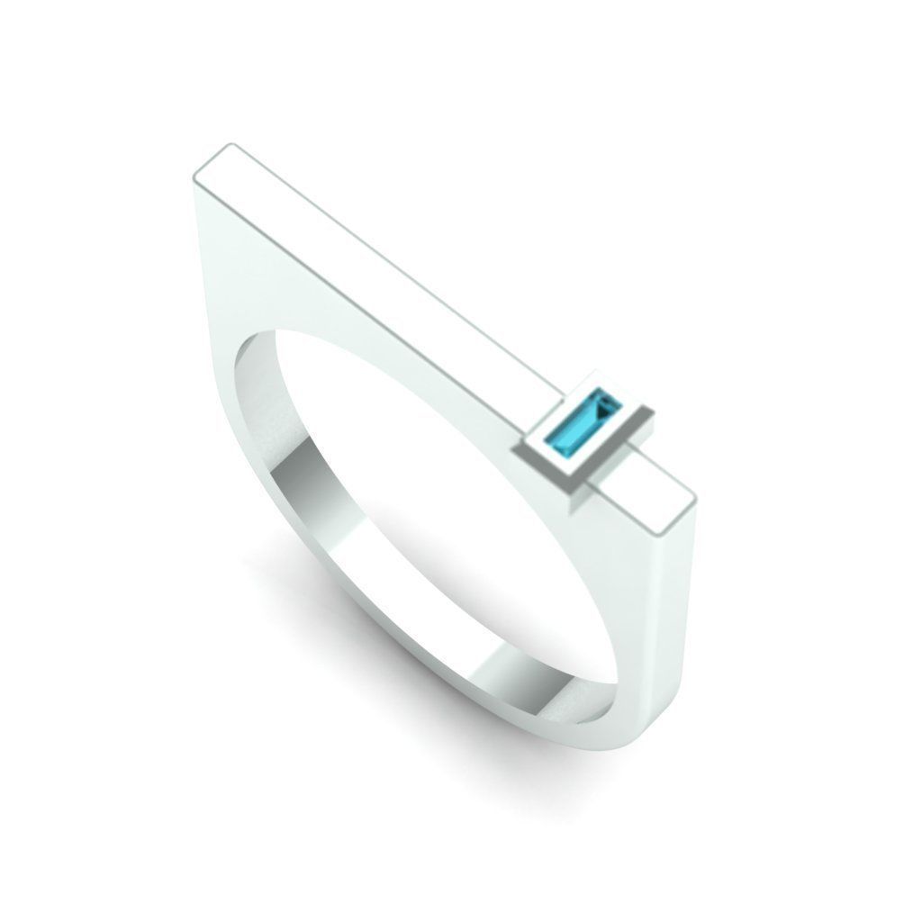 jewelry ring 3D print model_2