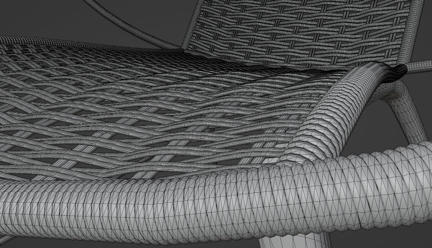 ORRESLATT IKEA armchair 3D model_10