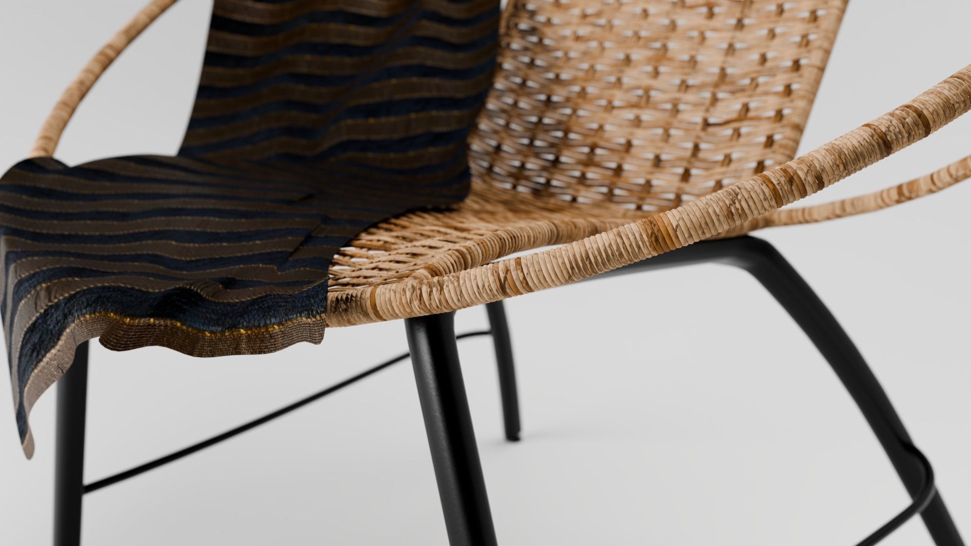 ORRESLATT IKEA armchair 3D model_2