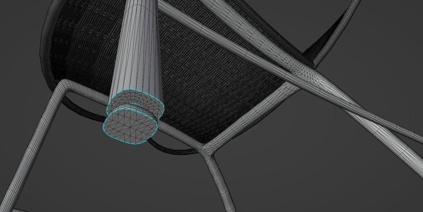 ORRESLATT IKEA armchair 3D model_11