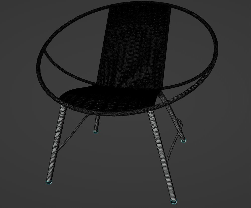 ORRESLATT IKEA armchair 3D model_9