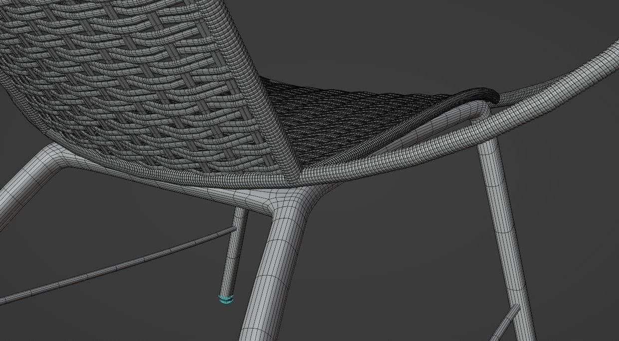 ORRESLATT IKEA armchair 3D model_7