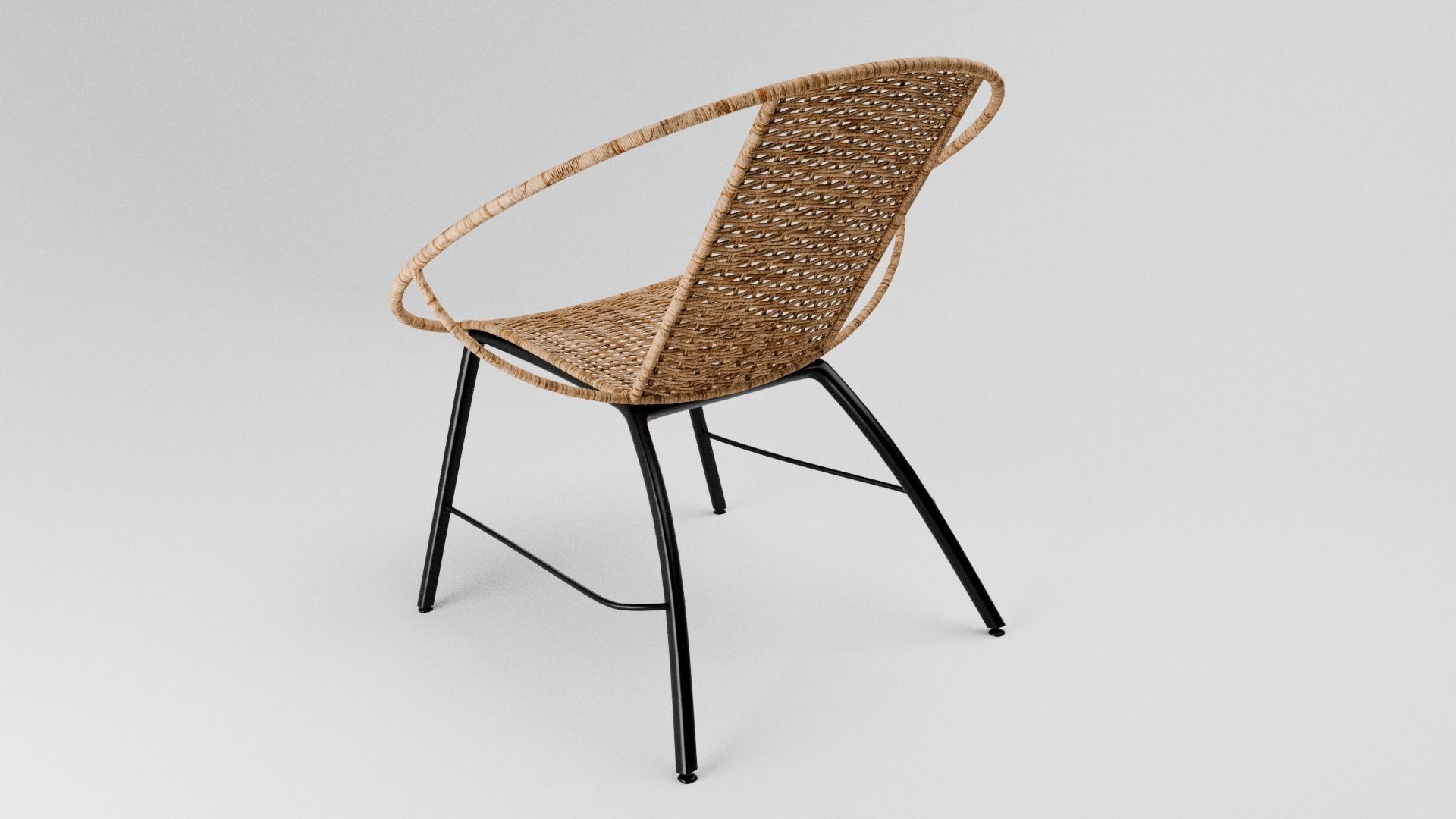ORRESLATT IKEA armchair 3D model_4