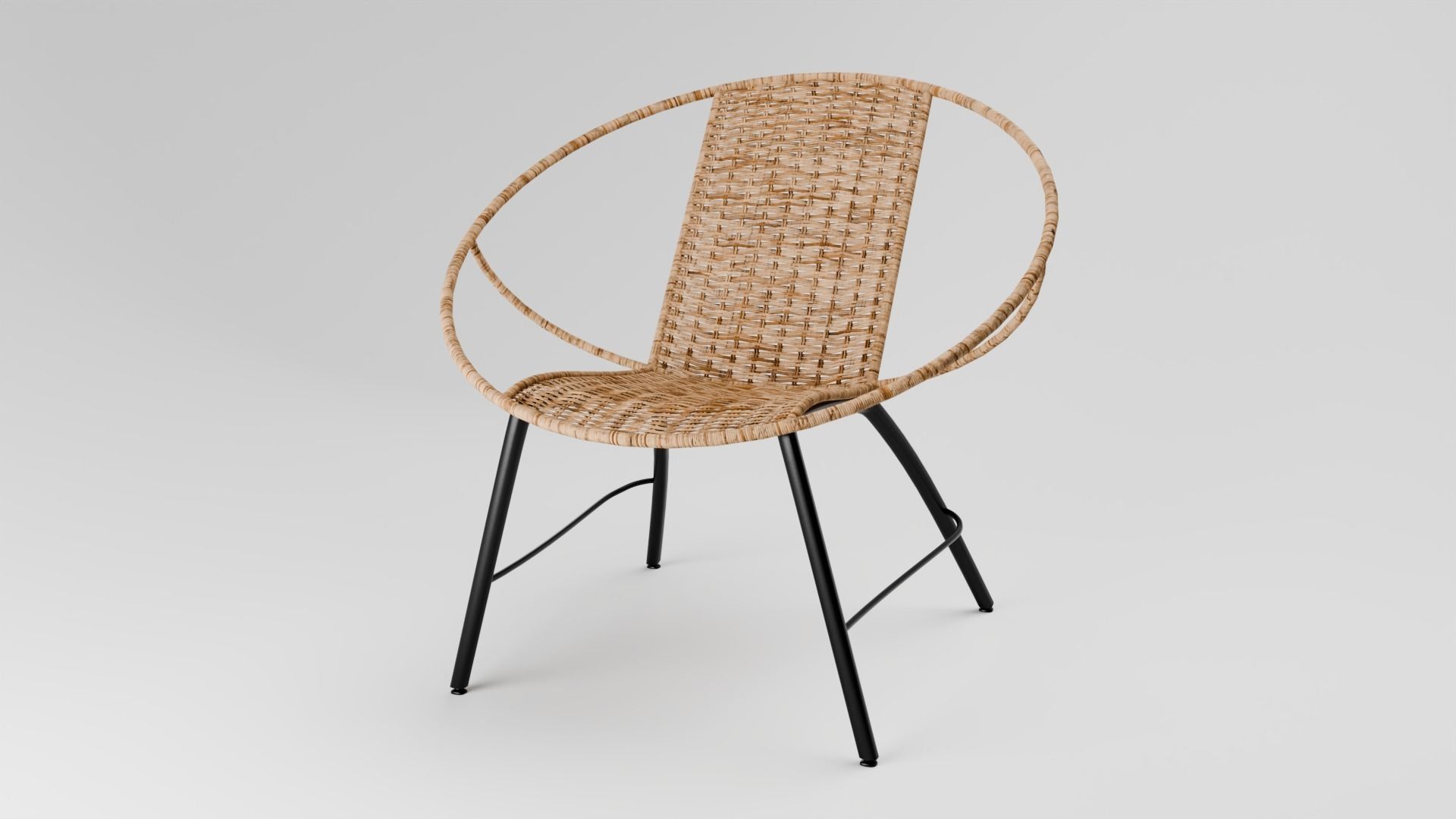 ORRESLATT IKEA armchair 3D model_3