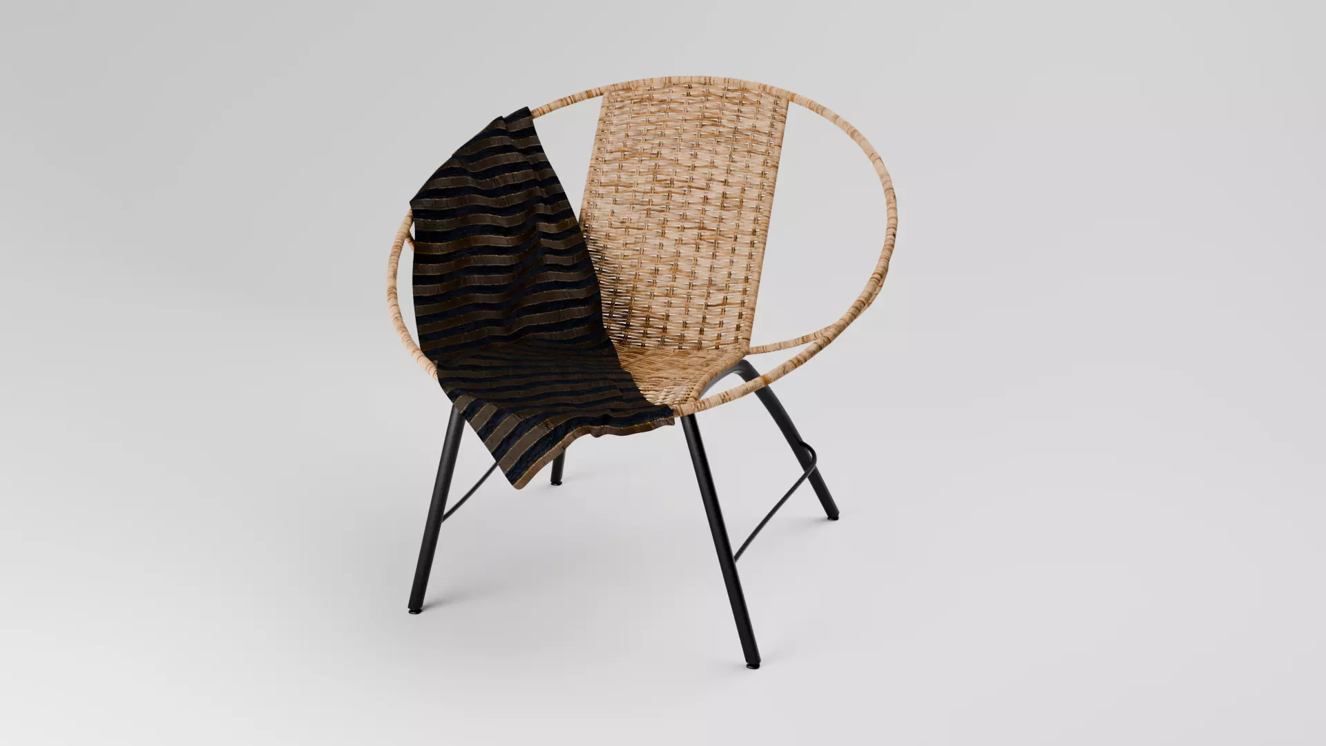 ORRESLATT IKEA armchair 3D model_0