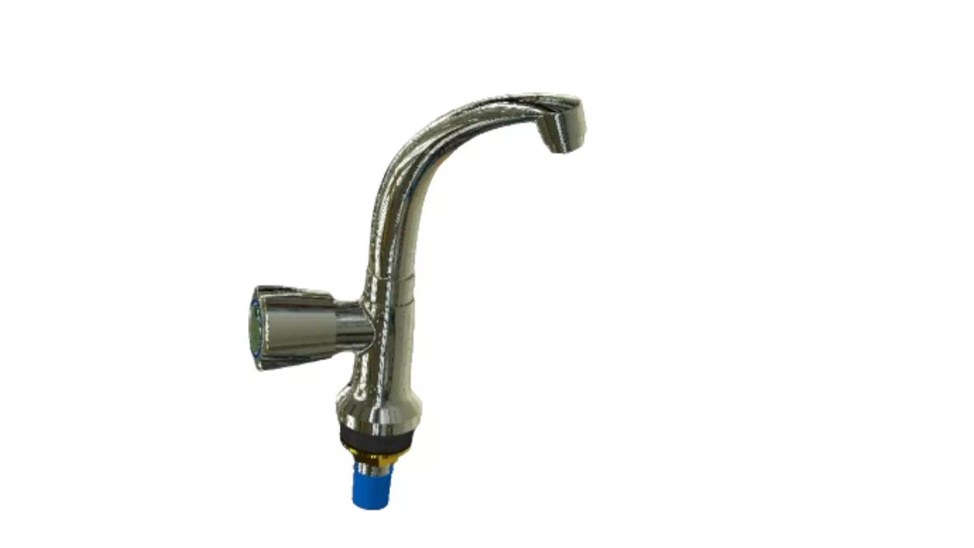 Water tap Moving Pillar 3D model 3D model