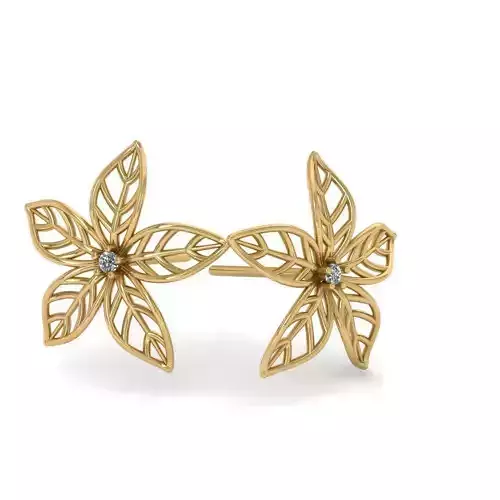 Flower earring 