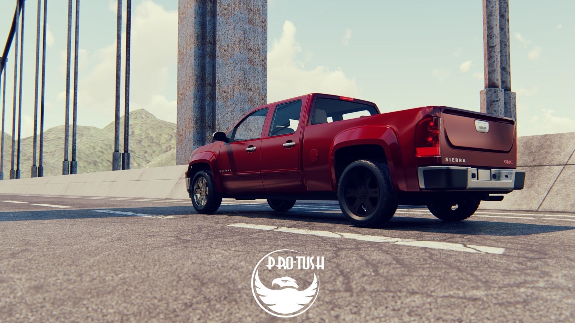GMC Sierra Crew Cab 2013 3D Model 3D model_9