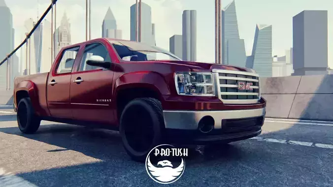 GMC Sierra Crew Cab 2013 3D Model 3D model