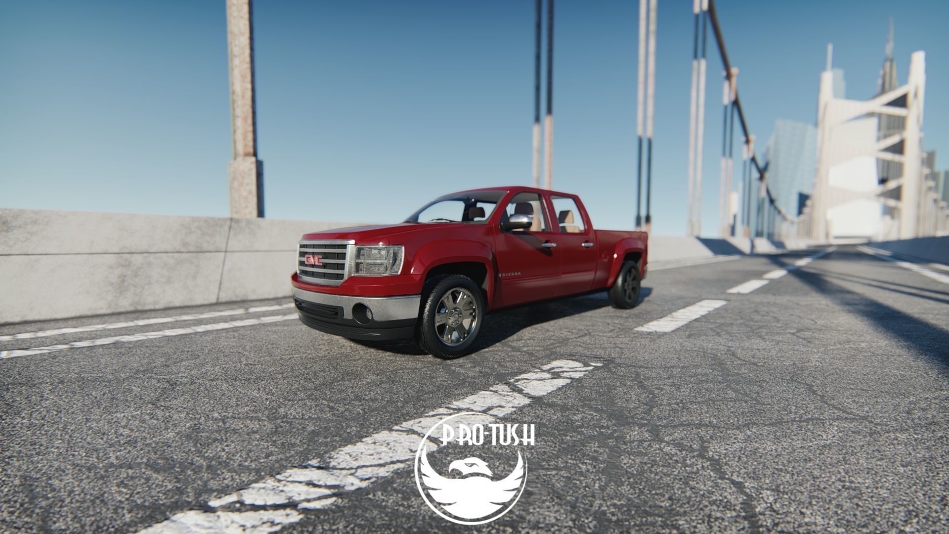 GMC Sierra Crew Cab 2013 3D Model 3D model_17