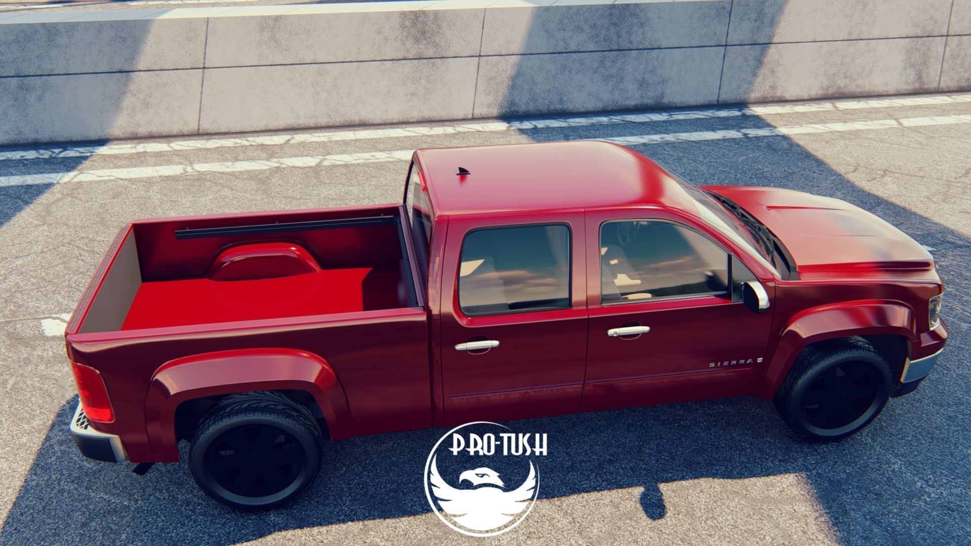 GMC Sierra Crew Cab 2013 3D Model 3D model_7