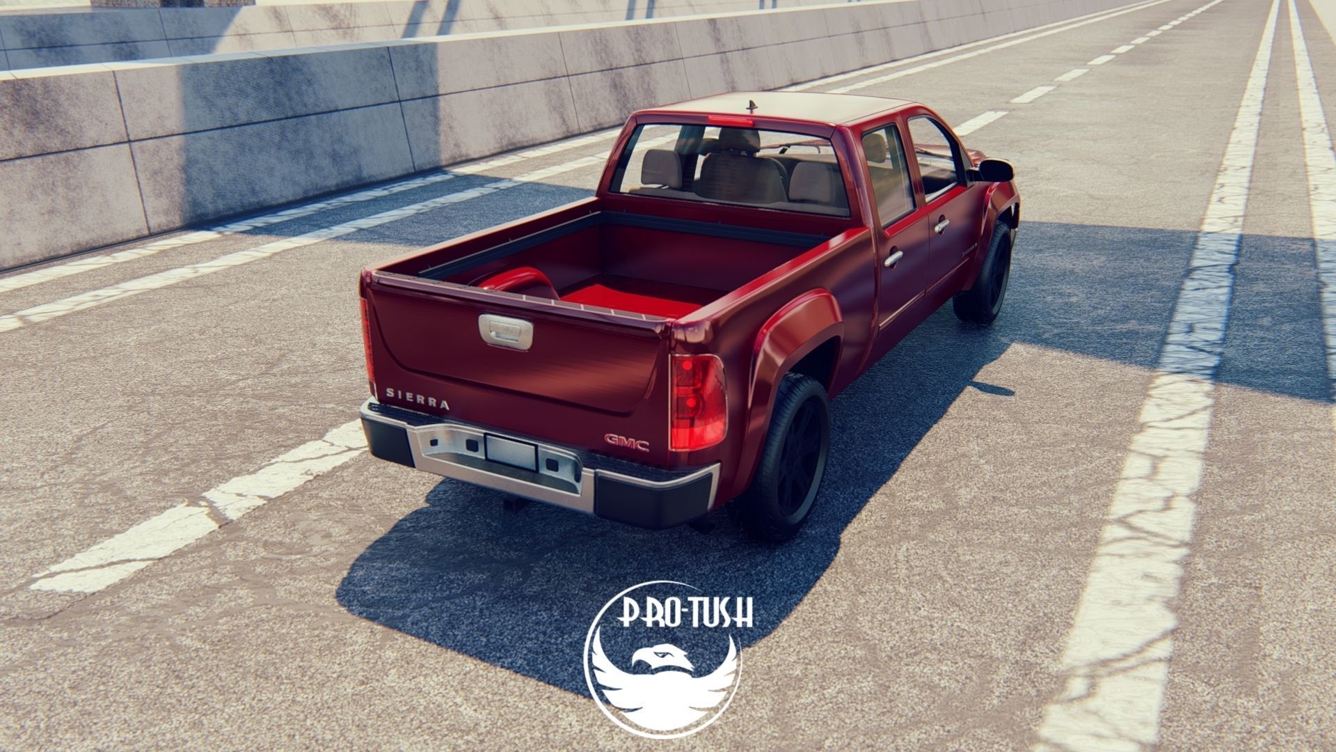 GMC Sierra Crew Cab 2013 3D Model 3D model_6