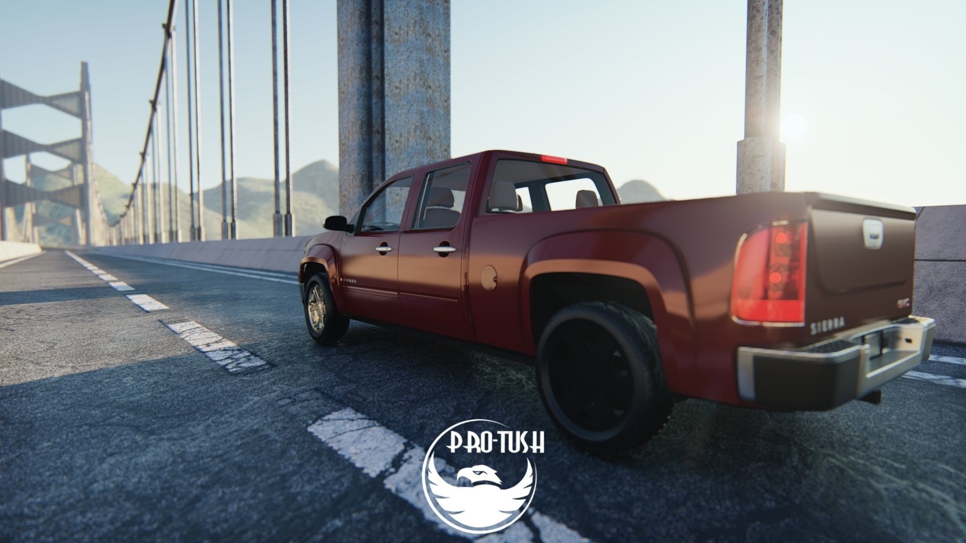 GMC Sierra Crew Cab 2013 3D Model 3D model_5