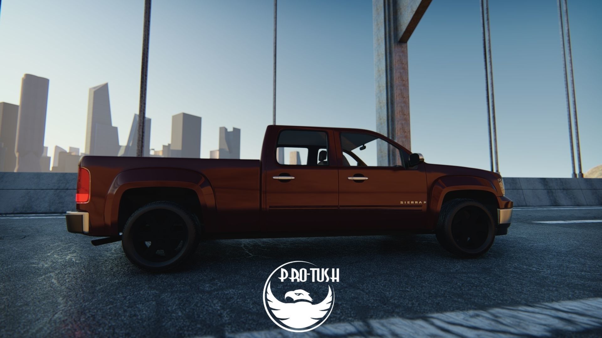 GMC Sierra Crew Cab 2013 3D Model 3D model_1