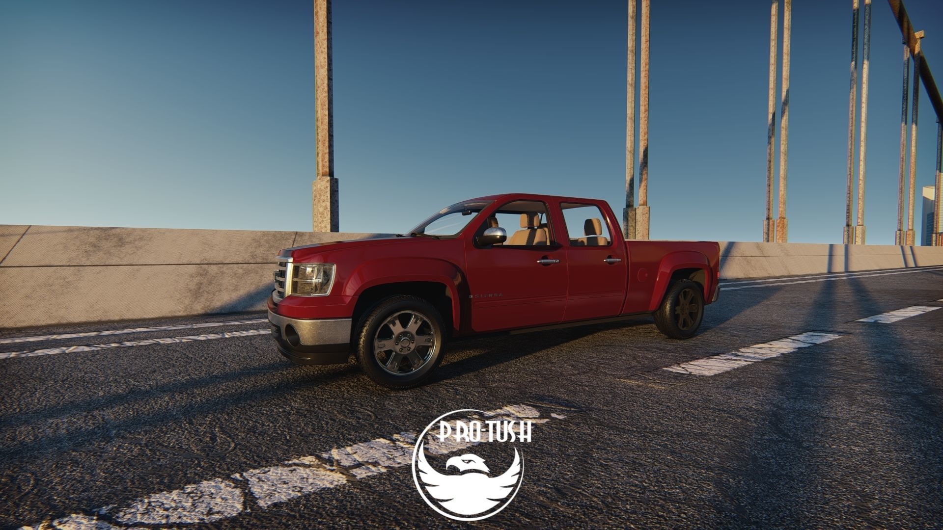 GMC Sierra Crew Cab 2013 3D Model 3D model_10