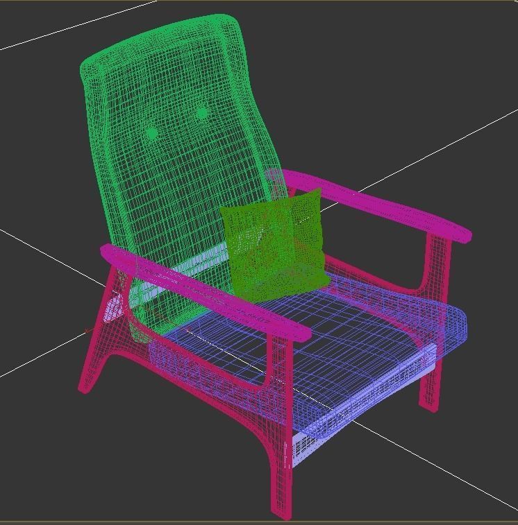ARMCHAIR Free 3D model_3