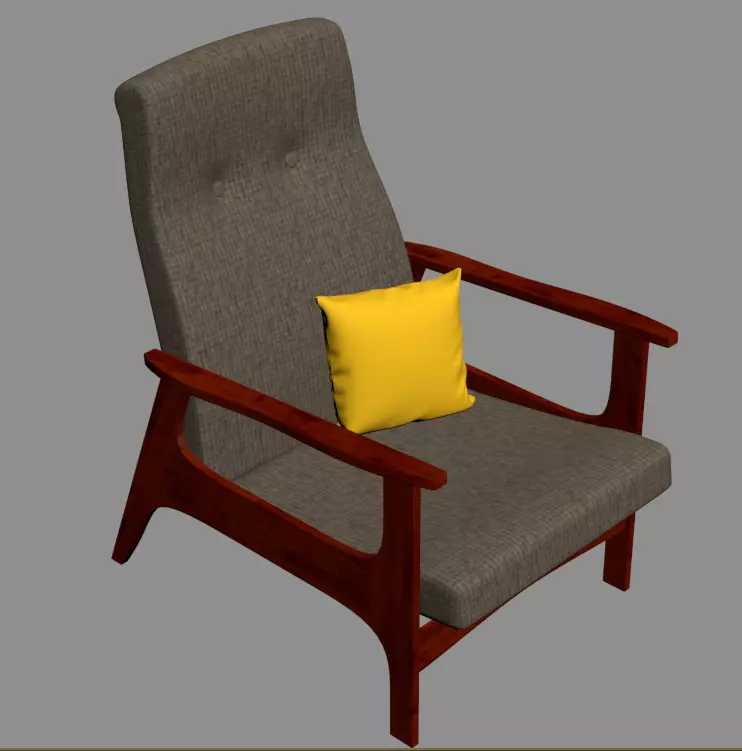 ARMCHAIR Free 3D model_0