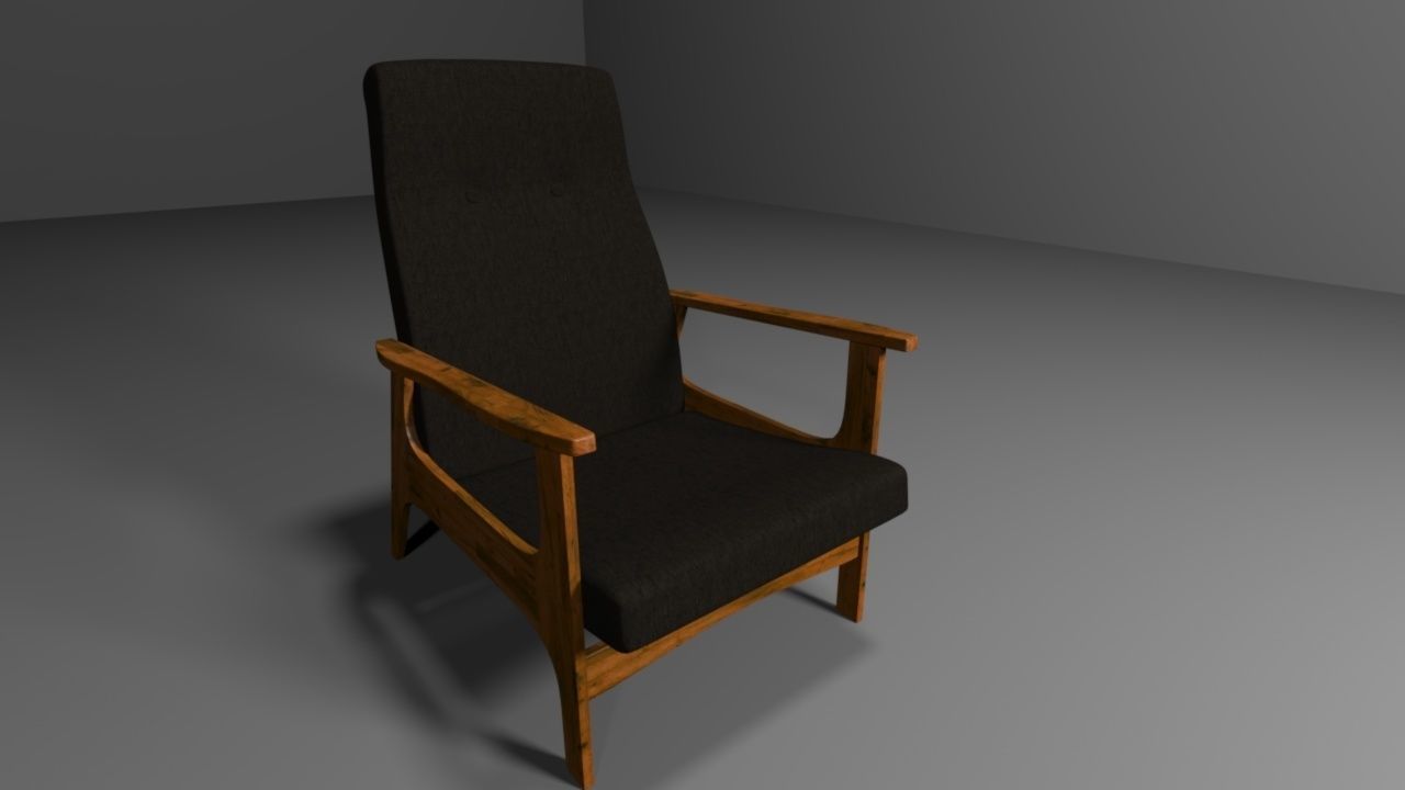ARMCHAIR Free 3D model_5