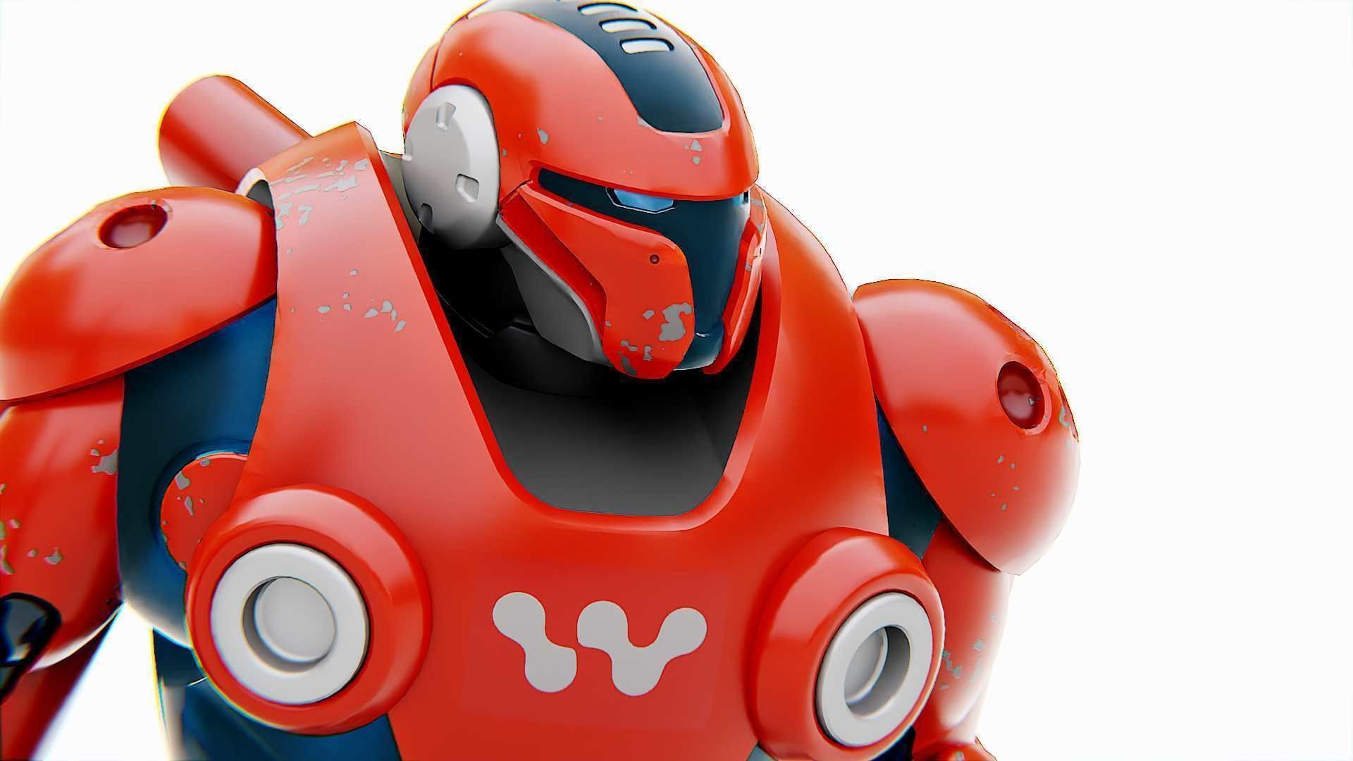 BATTLE DROID X-5000 Rigged for Unreal Engine - Unity - MIXAMO 3D model_24