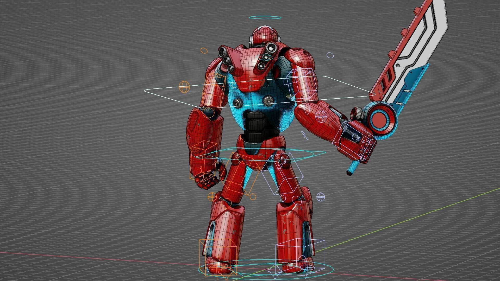 BATTLE DROID X-5000 Rigged for Unreal Engine - Unity - MIXAMO 3D model_38