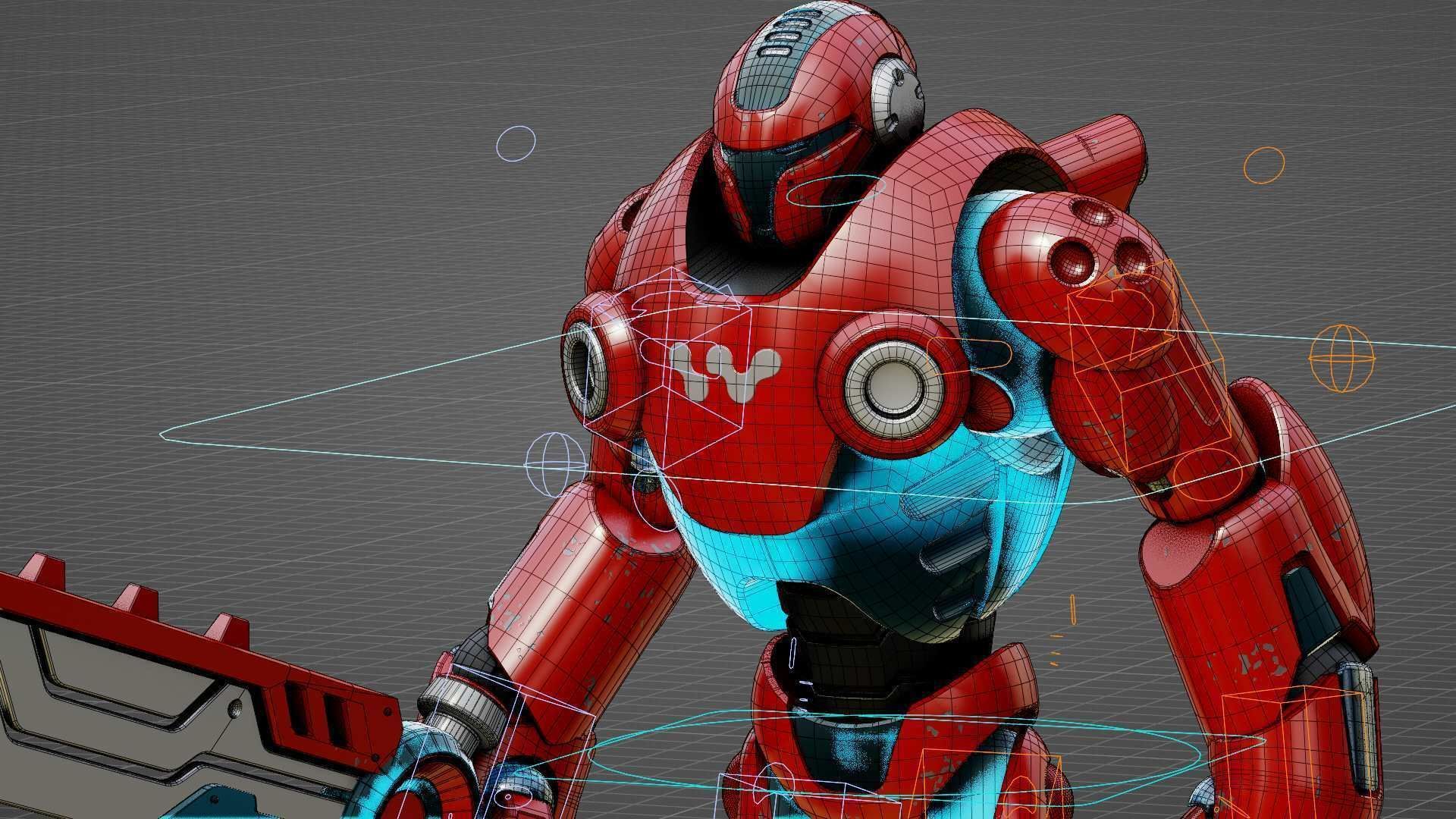 BATTLE DROID X-5000 Rigged for Unreal Engine - Unity - MIXAMO 3D model_39
