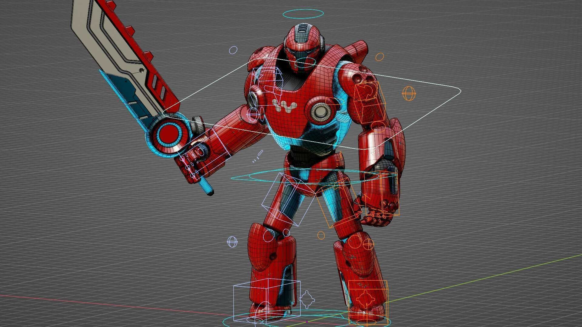BATTLE DROID X-5000 Rigged for Unreal Engine - Unity - MIXAMO 3D model_37