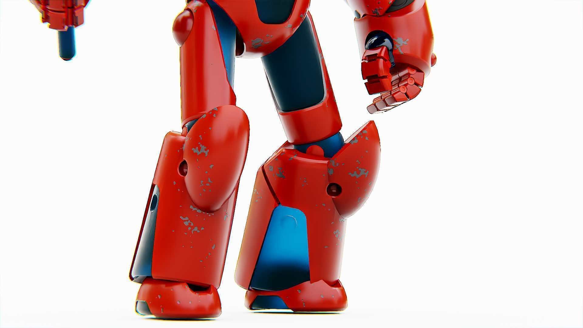 BATTLE DROID X-5000 Rigged for Unreal Engine - Unity - MIXAMO 3D model_20