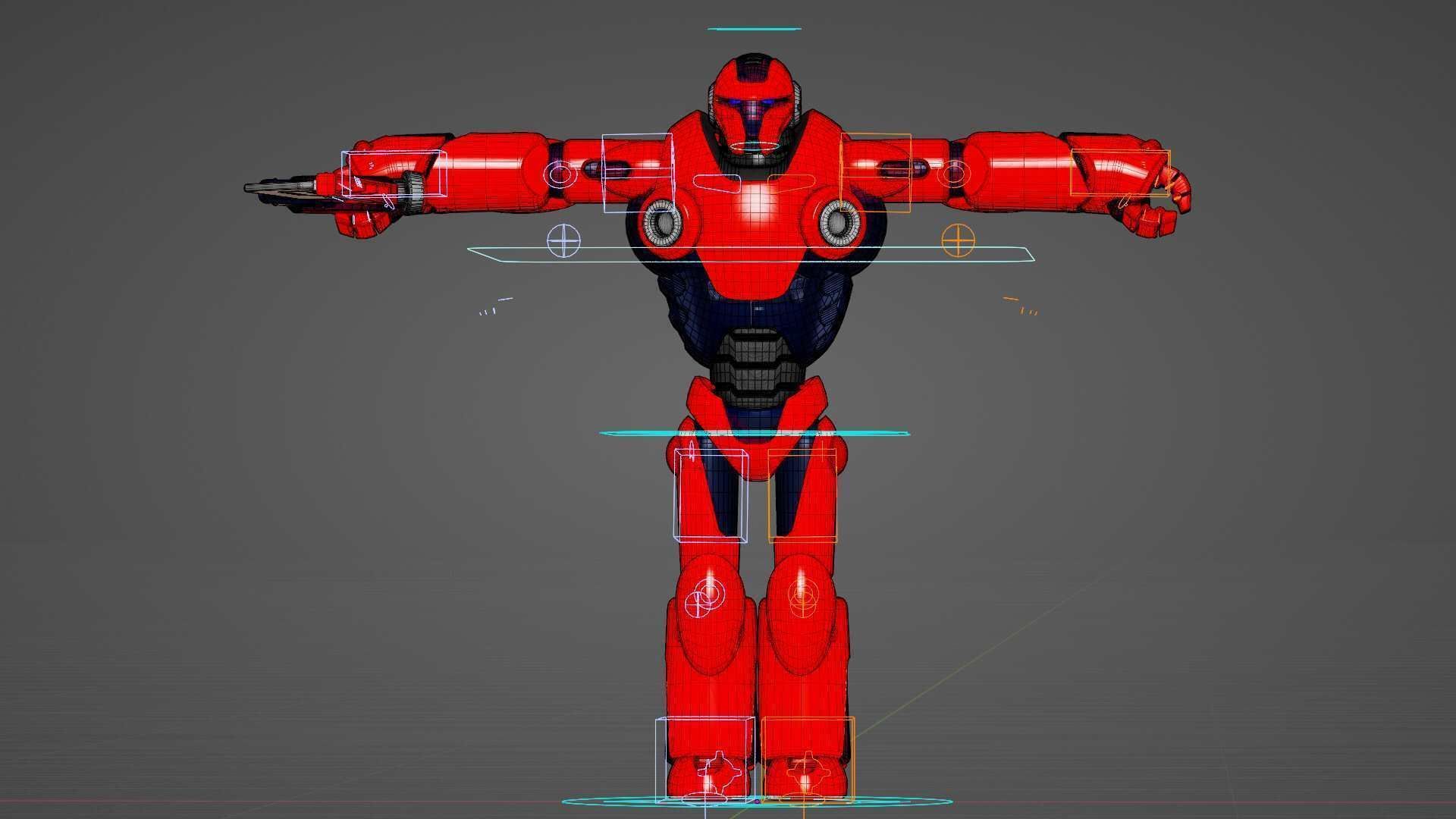 BATTLE DROID X-5000 Rigged for Unreal Engine - Unity - MIXAMO 3D model_40