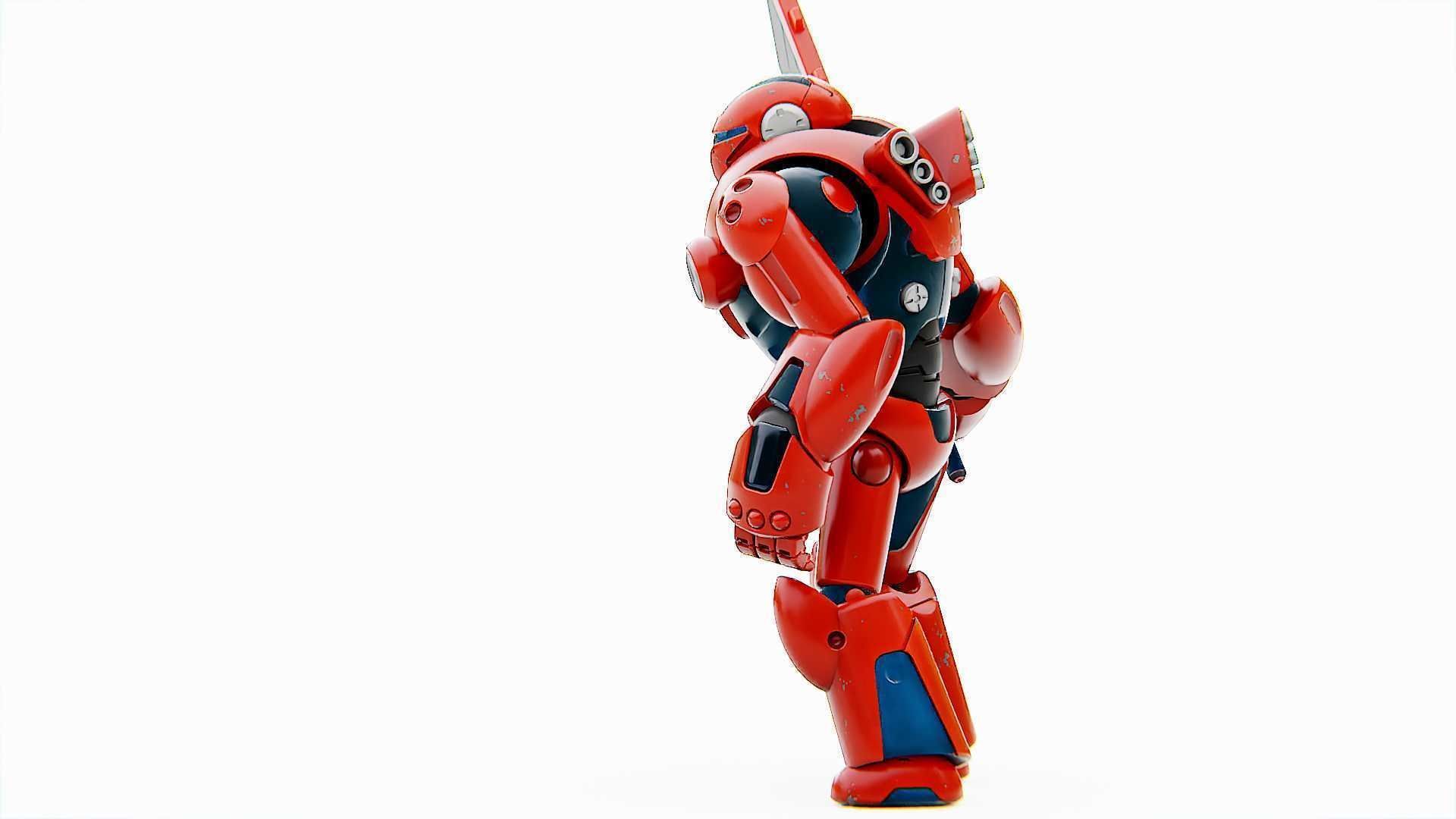 BATTLE DROID X-5000 Rigged for Unreal Engine - Unity - MIXAMO 3D model_11