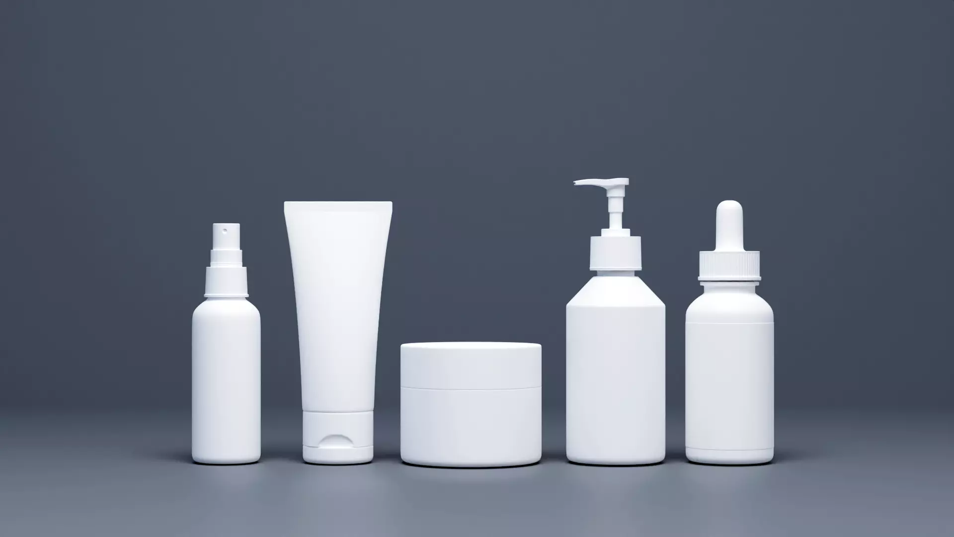 High-Quality Cosmetics Bottle Collections 3D model_0