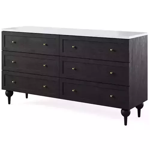 Fern Six Drawer Dresser by Anthropologie