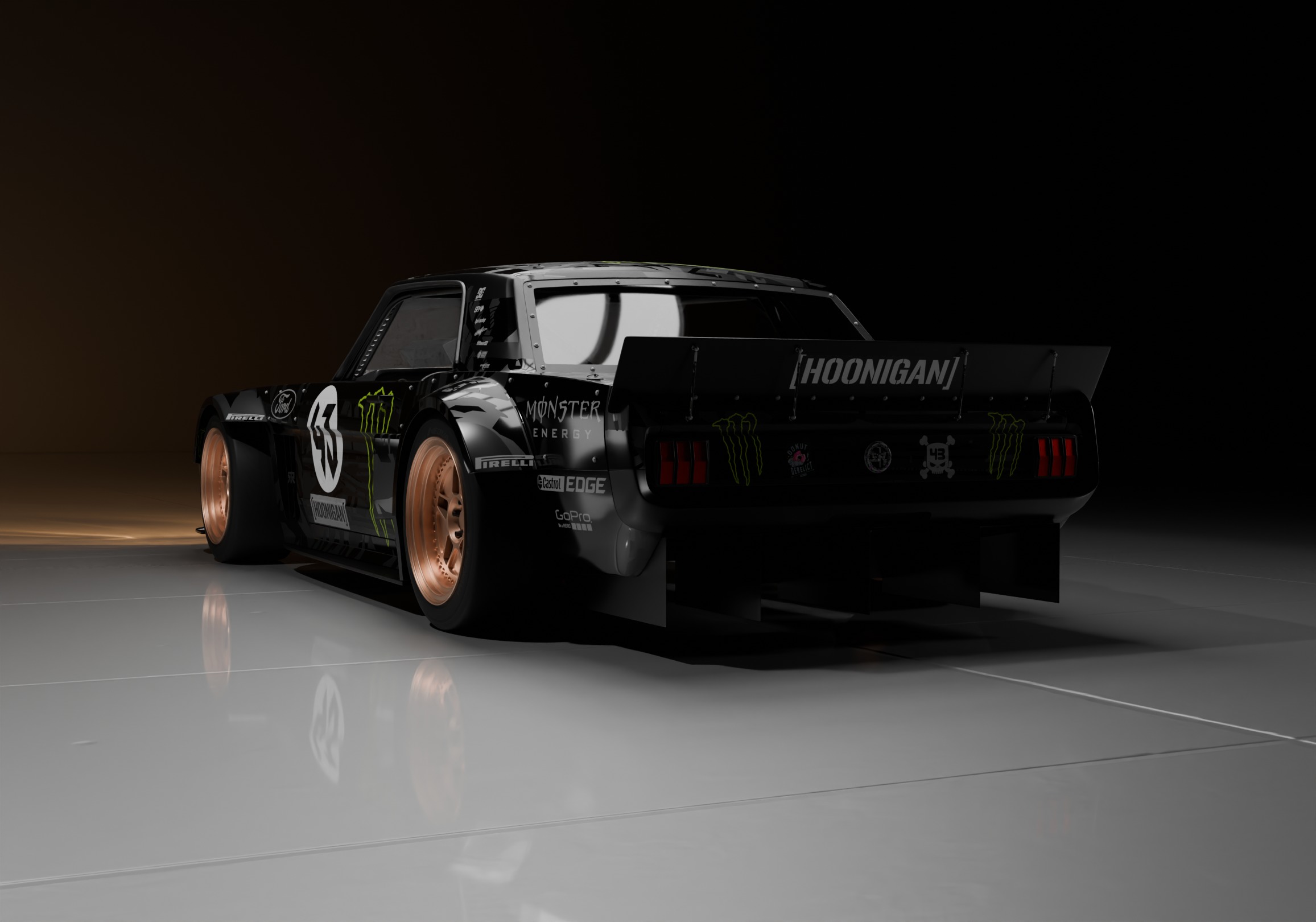 The Hoonicorn Mustang and Scenario 3D model_3