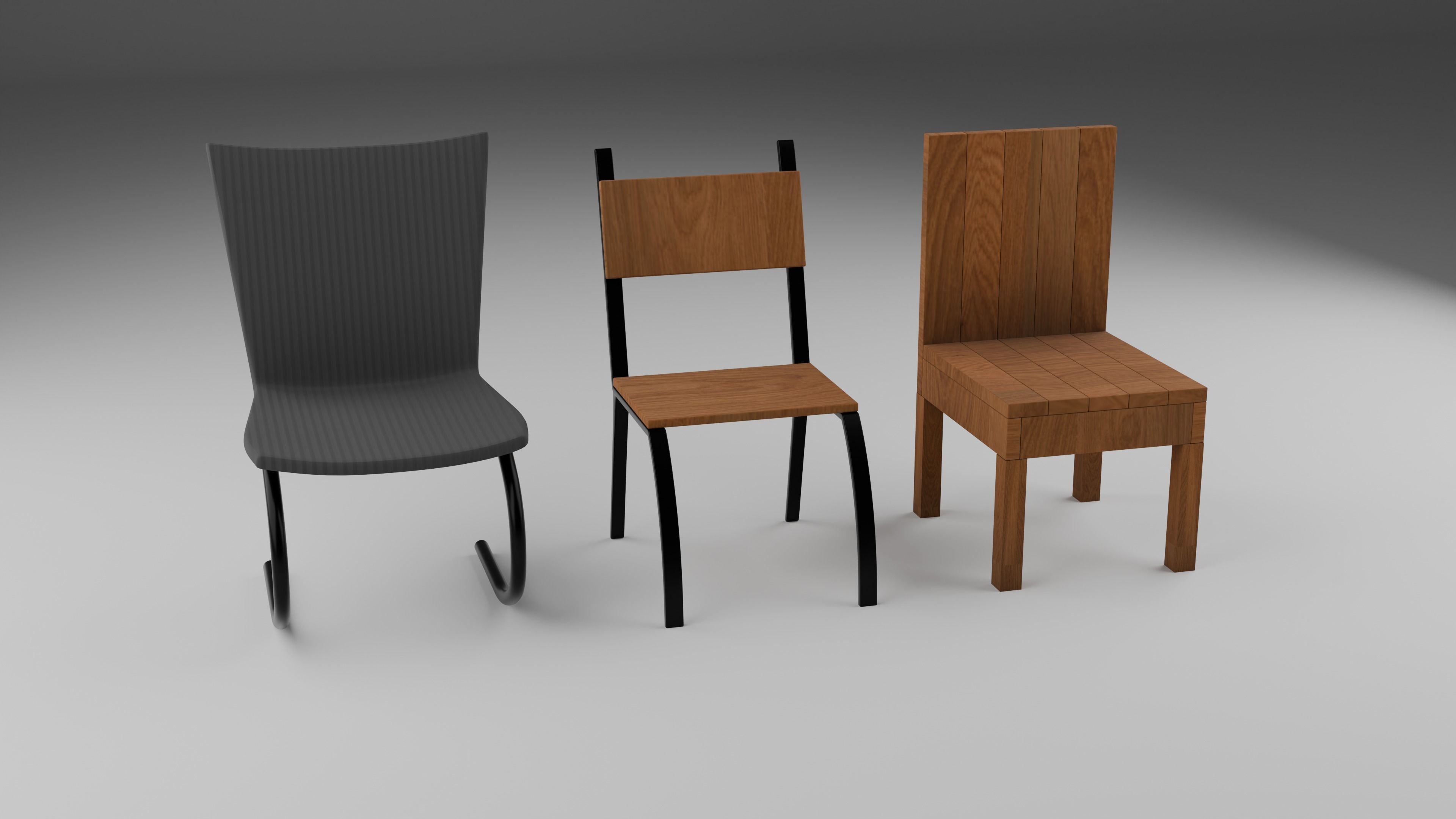 Chairs 3D model_2