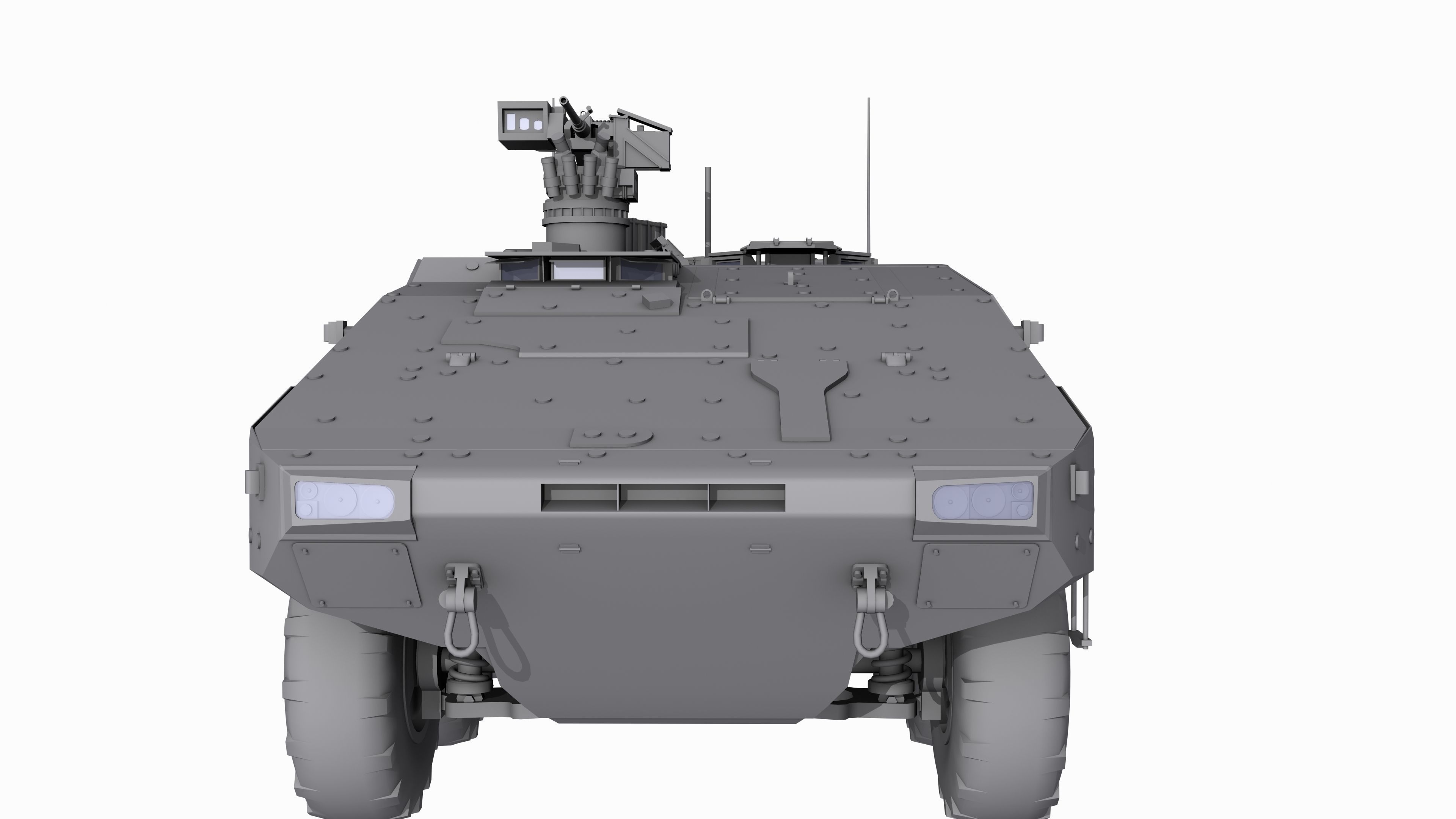 Boxer GTK A2 Game Model Low-poly 3D model_3