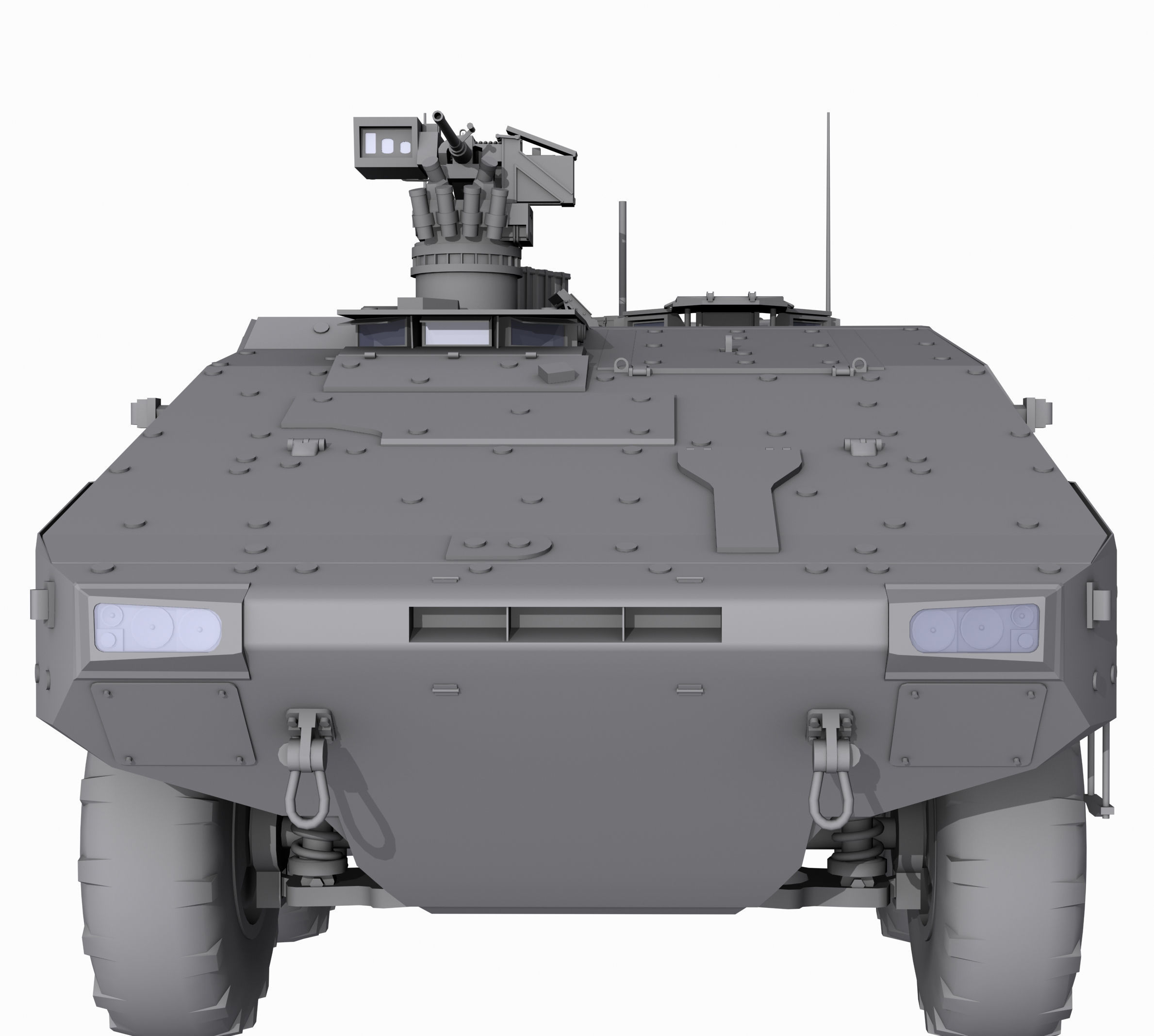 Boxer GTK A2 Game Model Low-poly 3D model_8