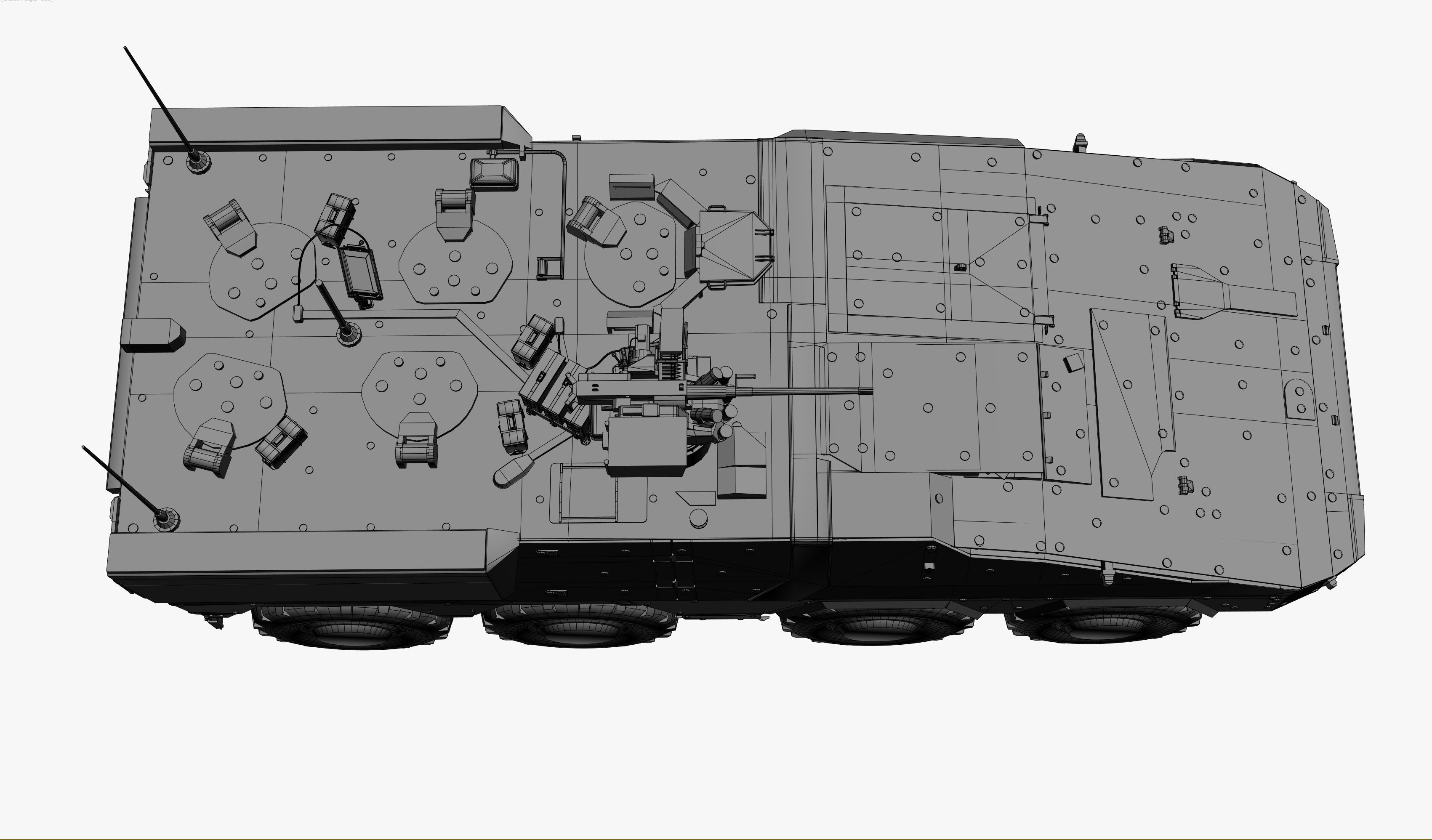 Boxer GTK A2 Game Model Low-poly 3D model_15