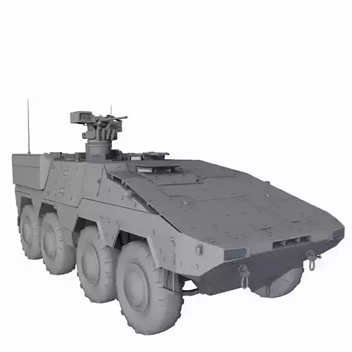 Boxer GTK A2 Game Model Low-poly 3D model