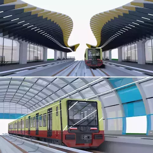 S-bahn stations collection 