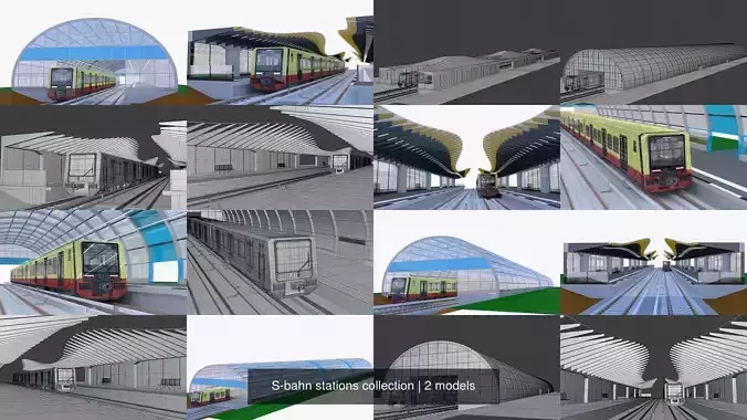 S-bahn stations collection